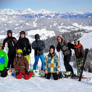 MK Skifahren Flachau 2019 Gruppenfoto (c) Klaus Hofinger